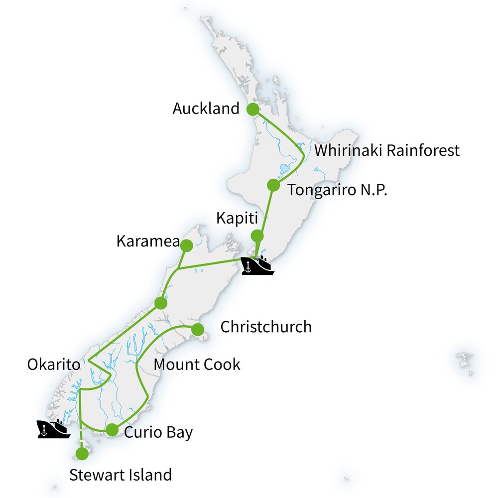 Routekaart van Natuur & Wildlife