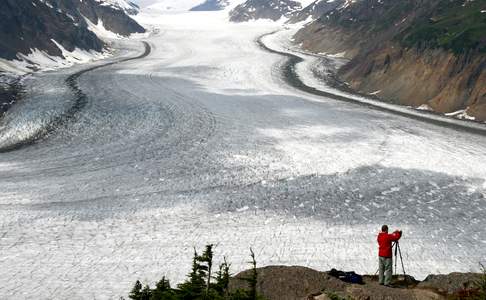 Salmon Glacier nabij Hyder